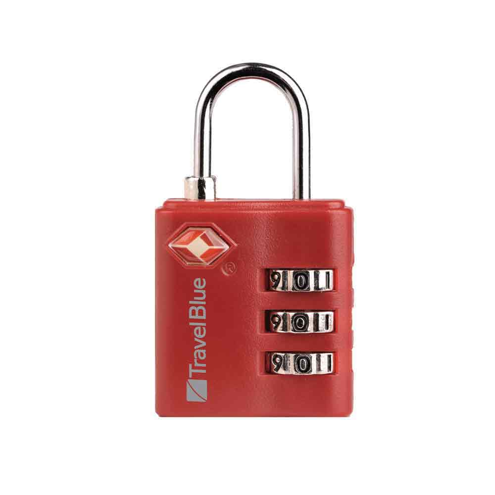 2× TSA Approved Brass 3-Dial Combination Lock Luggage Travel Password Padlock 