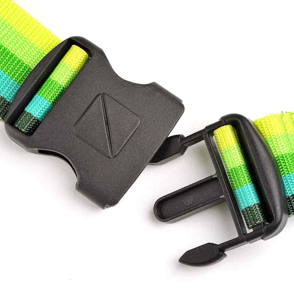 Heavy Duty Luggage Straps For Suitcases Packing Belts Travel Accessories Adjustable  Bag Strap 2 Pack Rainbow-mxbc