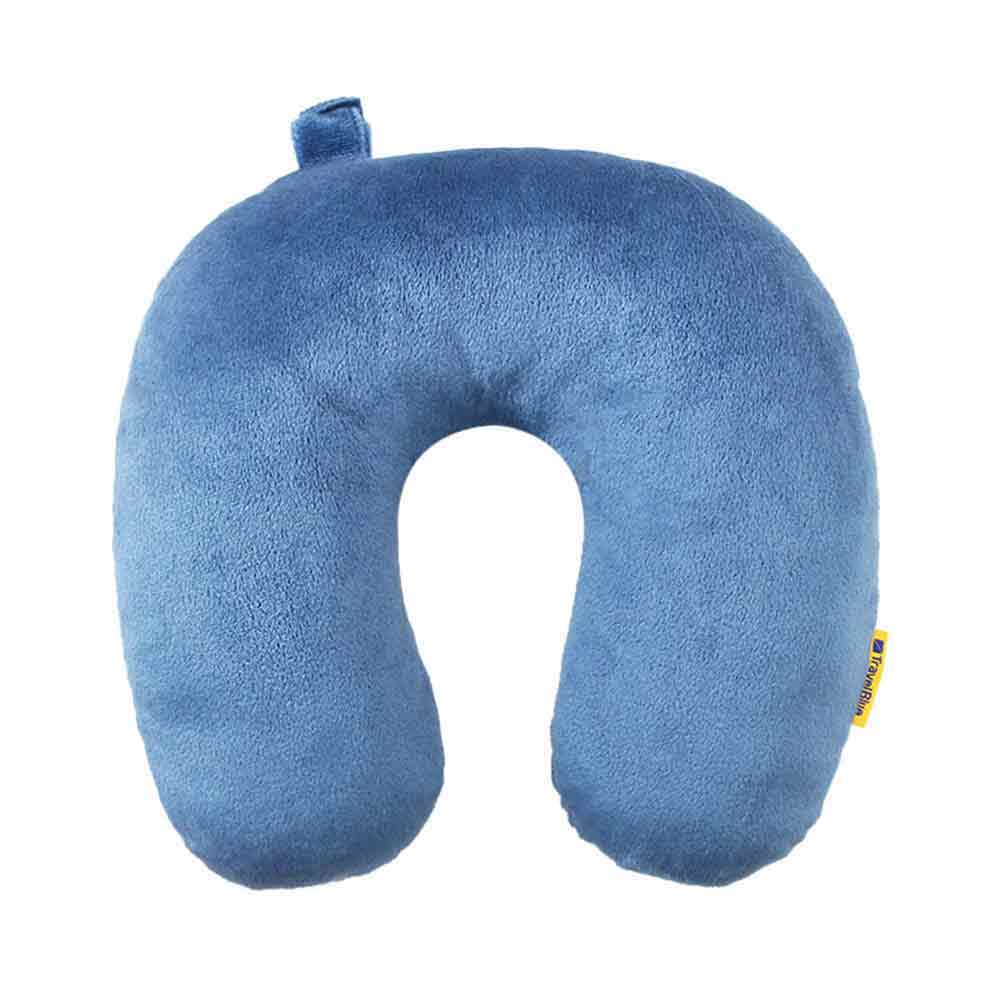 Soft Microfiber Travel Neck Pillow - Dark Blue