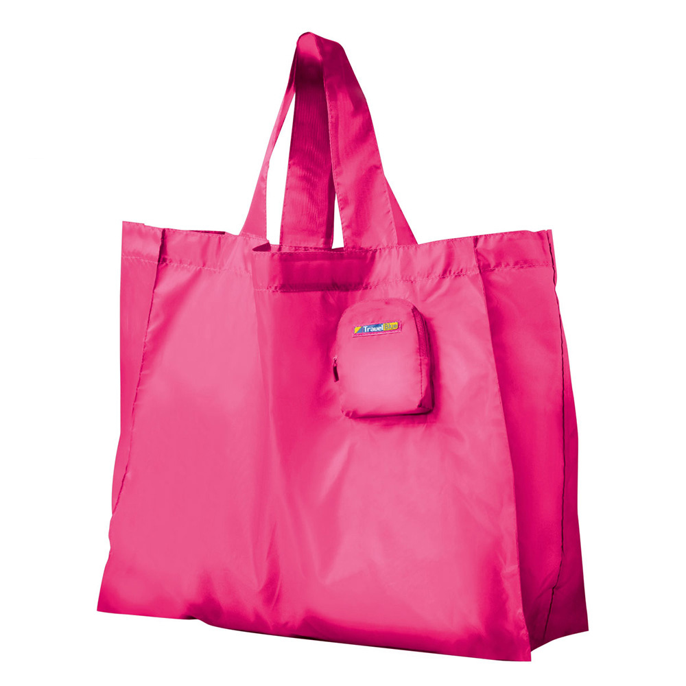 Folding Shopping Bag - 32 Litre - Pink | Travel Blue Travel Accessories