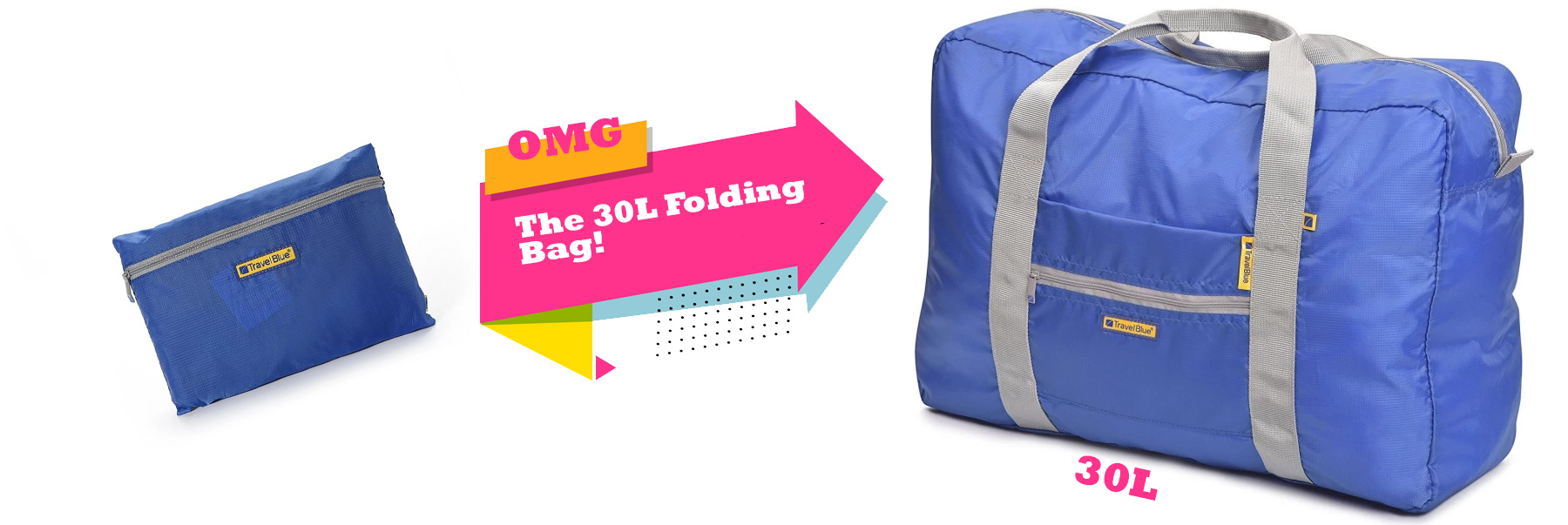 5 Reasons to Take a Folding Bag When Travelling (+ Giveaway!)